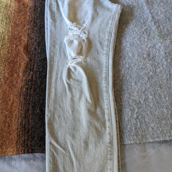 AG Adriano Goldschmied Gray distressed crop - Picture 7 of 8